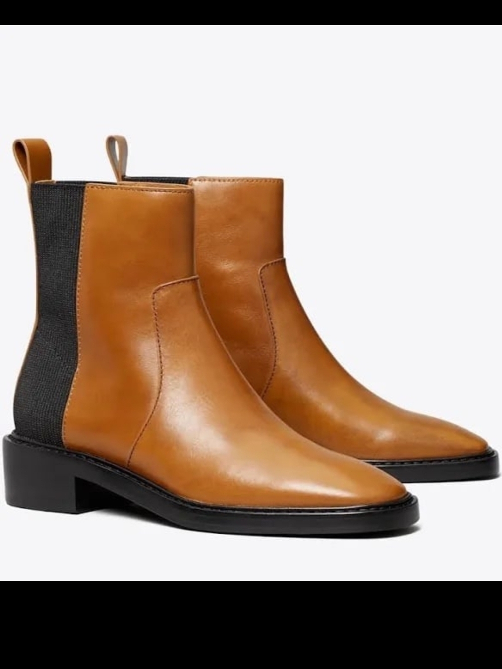 Tory Burch Brown Leather Womens Boots Size 10